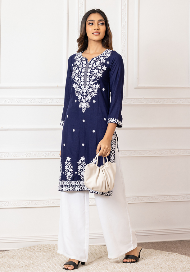 YELI EMBROIDERY KURTHA